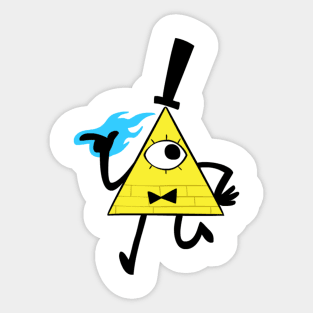 Bill Cipher Walking Sticker